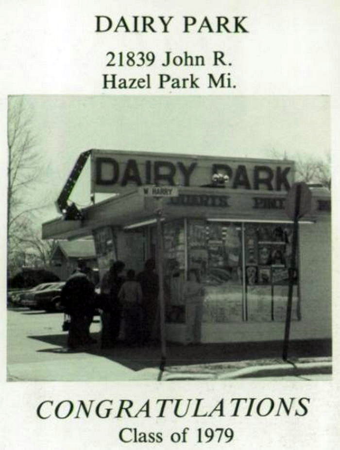 Dairy Park - 1979 Yearbook Ad